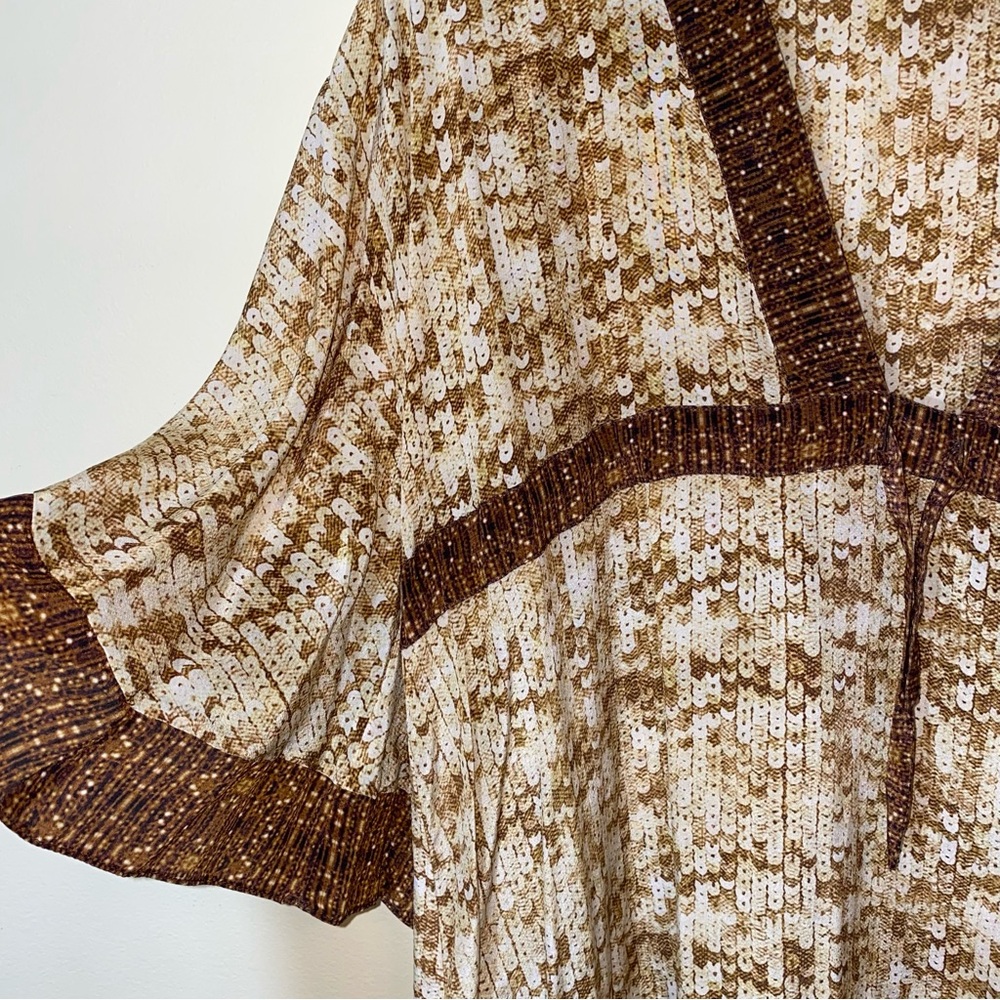 Gottex Tan and Brown Swim Cover-Up - Picture 4 of 7